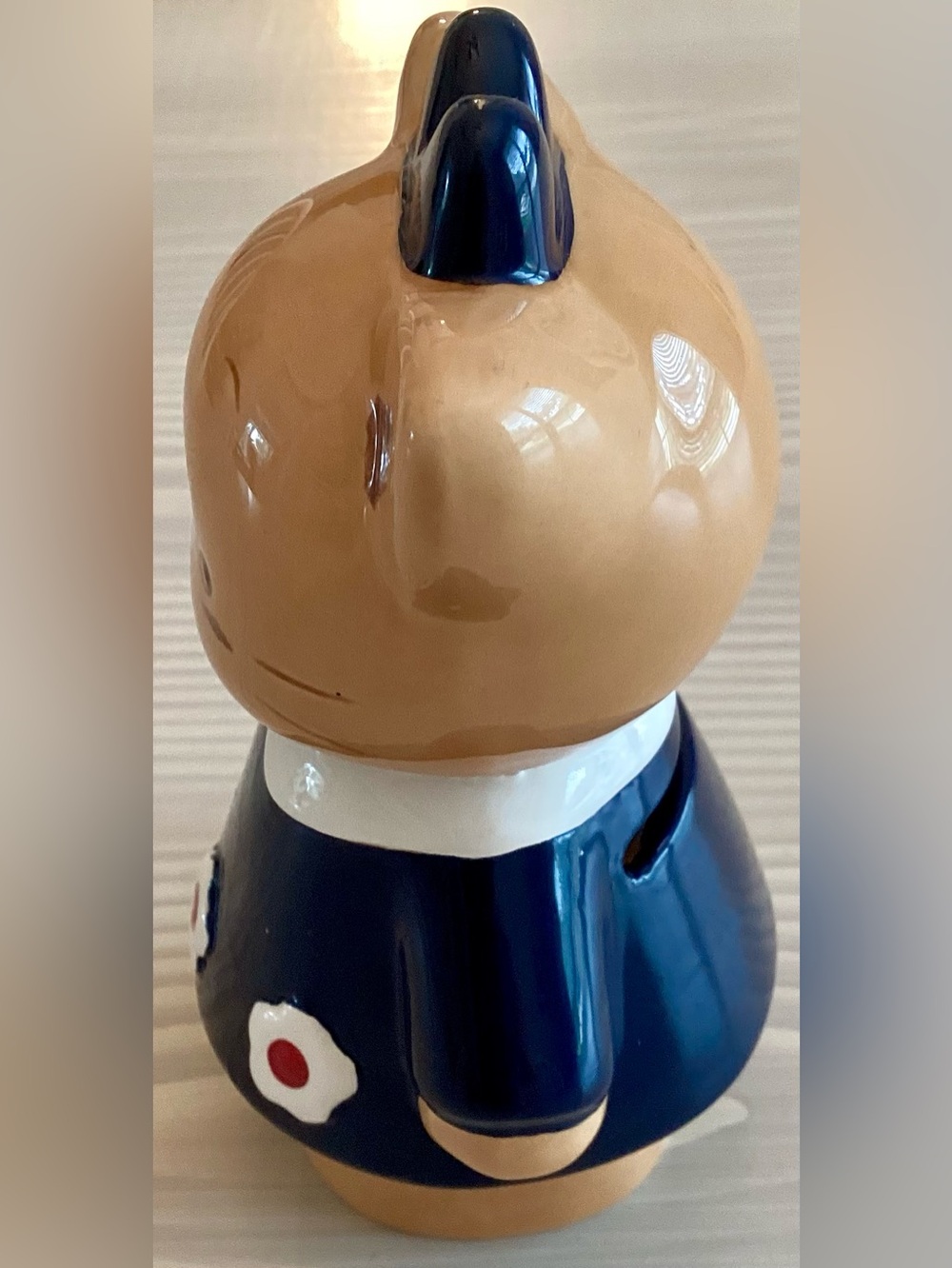 Vintage 1996 Sanrio Winkipinki Pinkiwinki Ceramic Cat Coin Piggy Bank Rare - Picture 4 of 7